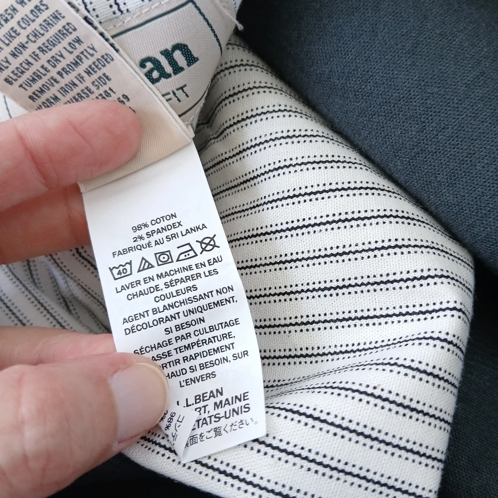 L.L. Bean Corduroy Standard Fit Pants 35x30